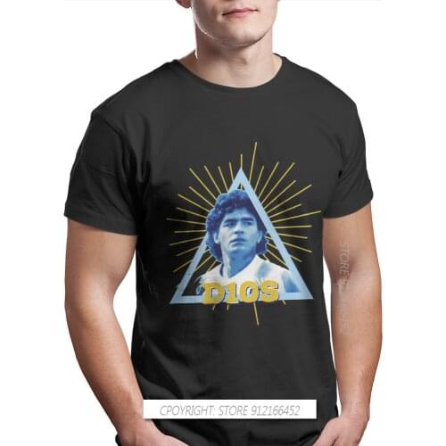 Diego Armando Maradona Franco RIP Mourns Tees Pure Cotton TShirts Argentine Football Player The Golden Kid Winner D10S T Shirt