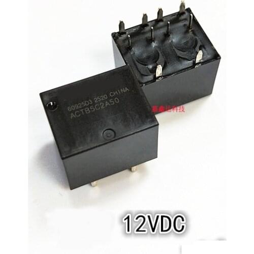 HOT 12V NEW auto car ACTB5C2A50 DC12VAutomotive relay general 12VDC 10PIN