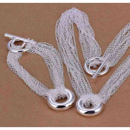 S098 jewelry silver plated jewelry set, fashion jewelry set Mesh O /ajqajaxa fzuaorba