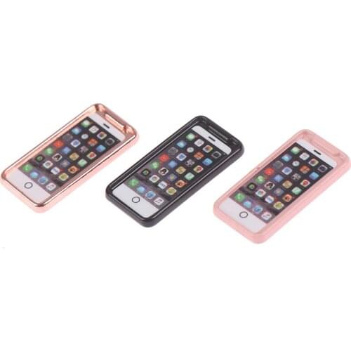 1/12 Dollhouse Miniature Accessories Mini Resign Mobile Phone Model Simulation Toy for Doll House Decoration