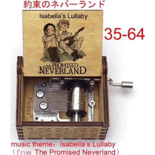 Isabellas Lullaby music song from anime The Promised Neverland Music Box fans christmas new year gift home office Decoration