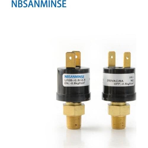 NBSANMINSE SMF08 Small Multi - Purpose Pressure Switch Fixed Set Point Automatic Reset Factory Calibrated Pressure Switches