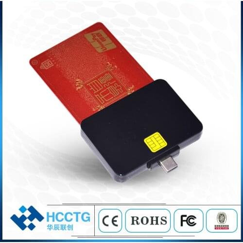 Cheap Portable Mobile Type C USB PC-LINK USB EMV Smart Card Reader Writer DCR32