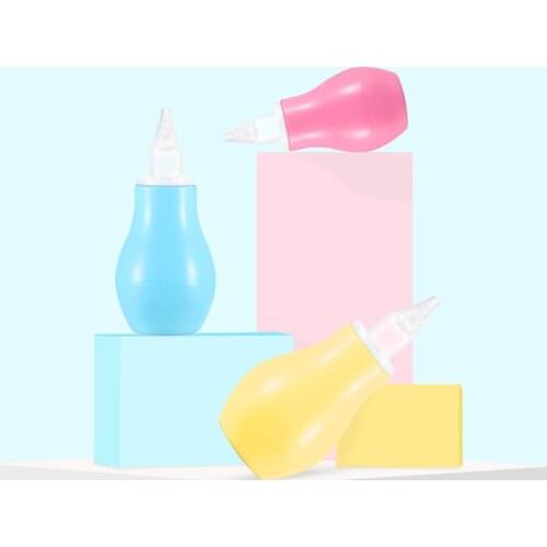 Neonatal baby nasal aspirator cleaner baby Safe Hygienic cold nose cleaner silicone baby nasal aspirator