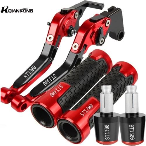 Motorcycle For HONDA ST1300 2003-2007 Clutch CNC Aluminum Brake Clutch Lever Handlebar Handle Grips Ends ST 1300 ST-1300 2006 05