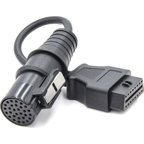 For Iveco 30Pin Truck Cable Adapter OBD Connector Extension Transfer for IVECO 30 Pin to OBD2 Female 16Pin