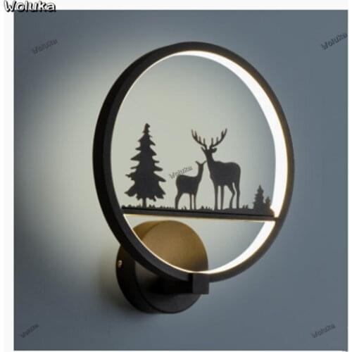 Postmodern wall lamp contracted head of a bed lamp bedroom sitting room Nordic TV wall setting stair lamp CD50 W06