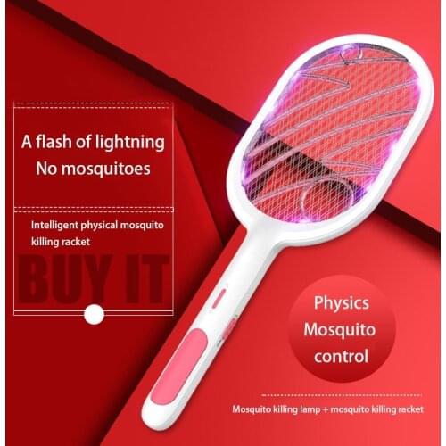 Varied Mosquito killer safety net cordle3000V Electric Mosquito Swatter 1200mAh USB Rechargeable Home Fly Bug Mosquito killing