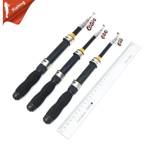 Mounchain Pesca rod Super Hard Mini Fishing Rod 1m-2.3m FRP ice fishing Rod rivers and lakes fishing Equipment Practical Tool