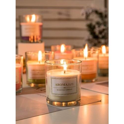 Candlelight dinner aromatherapy candles home decorations Valentines Day Wedding Party aromatherapy candles Nordic candles cup