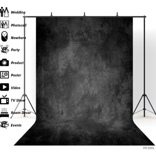 Dark Abstract Texture Old Gradient Grunge Backdrop For Photography Baby Shower Newborn Portrait Photo Shoot Background Studio