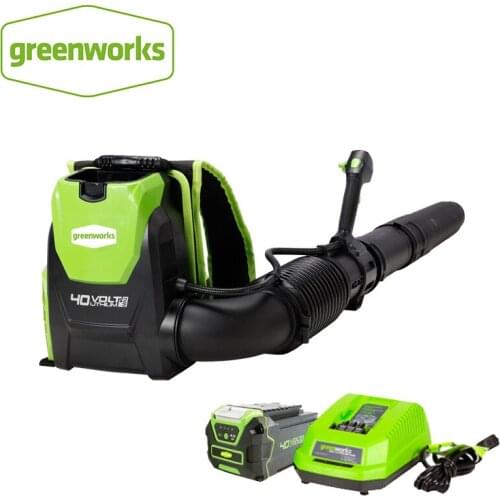 Greenworks 40V Outdoor Garden Leaf Blower 800W ,Max 60m/s,Cordless Leaf Blower, with 4.0ah battery and charger