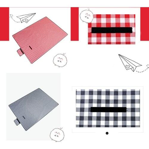 Outdoor Moisture-proof Picnic Mat Lawn Mat Beach Mat Portable Waterproof Oxford Cloth Mat With Handle For Picnic Camping Hiking