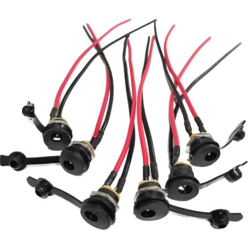 Waterproof 5.5*2.1mm DC power plug DC 5.5*2.1MM connector socket