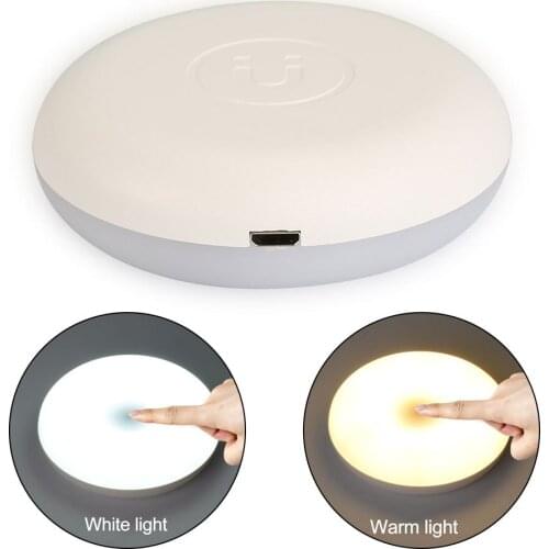 USB Charging Lamp Led Touch Night Light Bedside Toilet Door Rechargeable Wireless Small Light Home Items 75*24mm