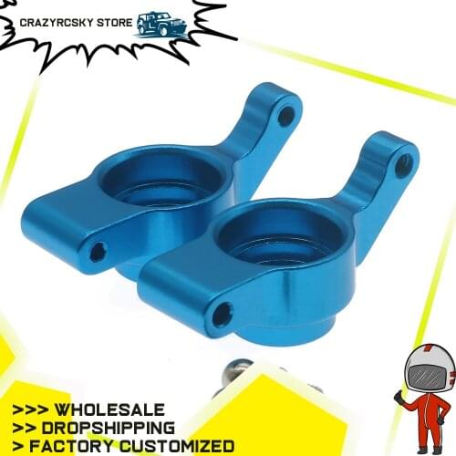 2pcs Alloy Rear Stub Axle Carrier V2 For Rc Hobby Model Car 1/18 Wltoys A959 A969 A979 K929 etc