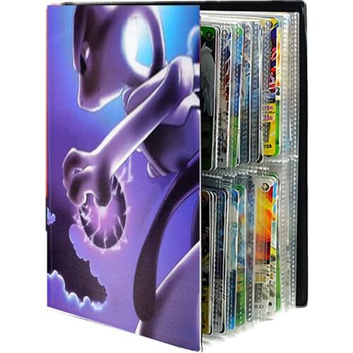 80/240PCS Cool Pokemon Cards Album Book Cartoon Anime Game Card EX GX Collectors Holder Folder Top Loaded List Toys Gift For Kid
