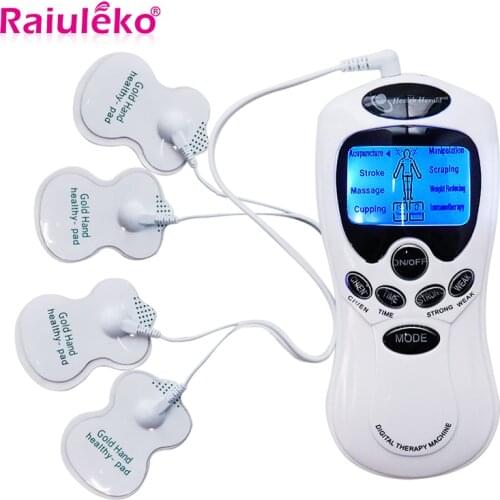 Tens Electrical Stimulator Full Body Relax Muscle Massager Dual Input Pulse Acupuncture Therapy EMS Relax Massage Health Care