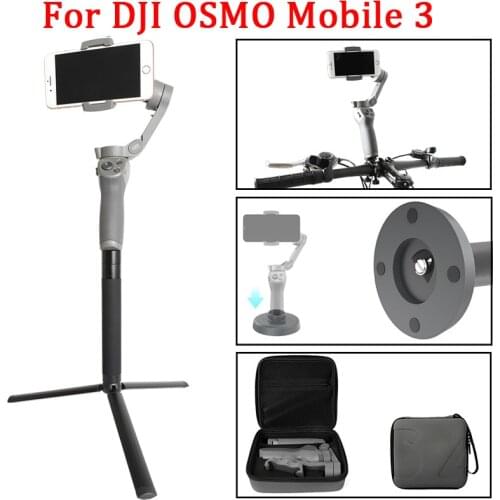 For Osmo Mobile 3 Accessories Tripod/Extension Rod DJI Mobile Phone Handheld Gimbal 3 Bicycle Bracket Storage Bag Accessories