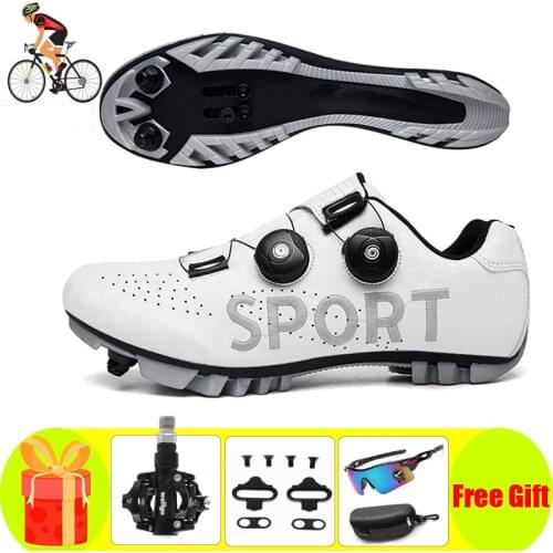 Mtb Cycling Shoes Professional Outdoor Self-Locking Bicycle Sneakers Sapatilha Ciclismo Men Mountain Bike SPD Cleat Sports Shoes