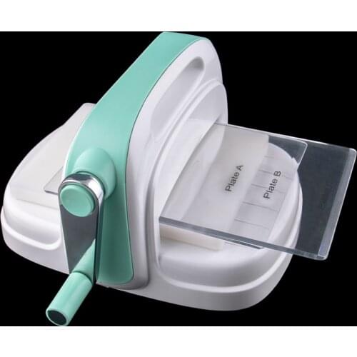 Die Cutting Machine Embossing Board Plastic And Steel Scrapbooking Cutter Die Green Paper Cutter Die-Cut DIY Scrapbook Machine