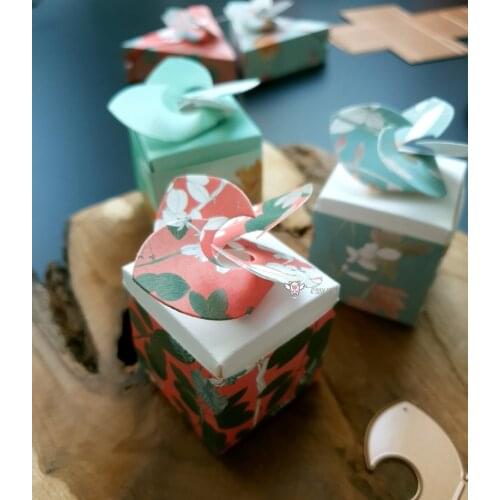 Mmao Crafts Metal Steel Cutting Dies Gift box card flower buckle Stencil For DIY Scrapbooking Paper/photo Cards Embossing Dies