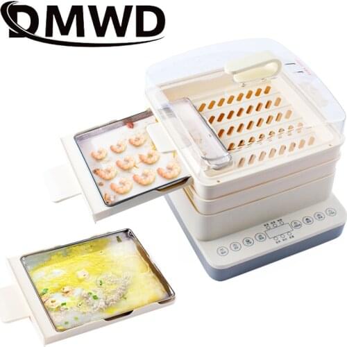 Multifunction Rice Noodle Intestine Powder Machine Drawer Vermicelli Roll Steam Furnace Breakfast Electric Food Steamer Heater