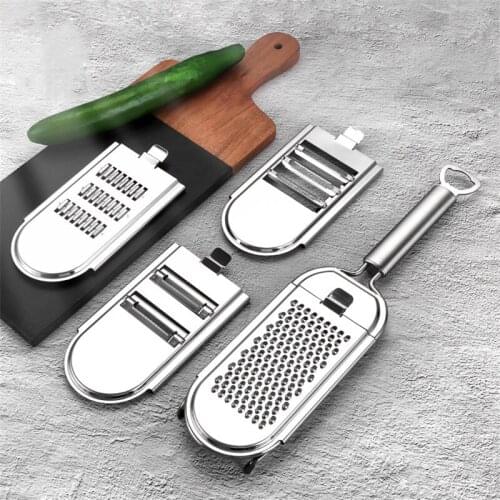 Multi-purpose Vegetable Slicer Stainless Steel Grater Cutter Shredders Peeler Fruit Carrot Potato Grater Kitchen Accessories