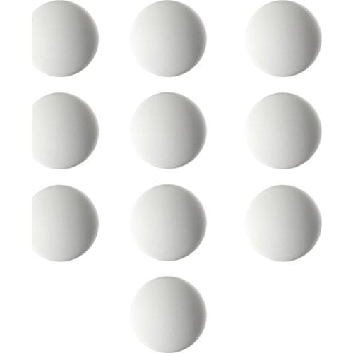 MTGATHER 10PCS Door Stops Rubber Wall Protectors Guards Self Adhesive Door Handle Bumper Stoppers Prevent Door Handle White