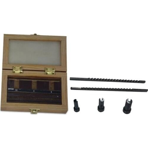 HSS Keyway Broach Set Metric Sized 6pcs 2mm 3mm Broaches 6/8/10 Collared Bushings with Shims CNC Cutting Tools knife