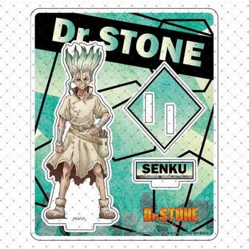 NEW Acrylic Cartoon Figure Stand Model Plate Desktop Toy Decoration Cosplay Ishigami Senkuu Amber Chrome Japan Anime Dr.STONE