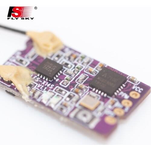 FlySky FS-X14S Receiver 2.4Ghz 14CH PPM i-BUS S.BUS Signal Outputs for FlySky FS-I6 NV14 FS-I6X FS-i4 FS-I4X Transmitter