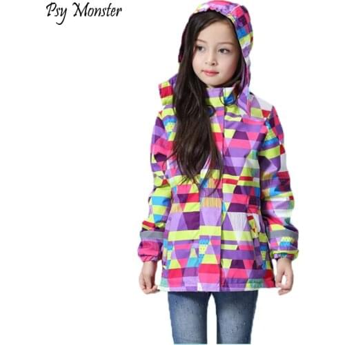 PsyMonster Girls' Windbreakers