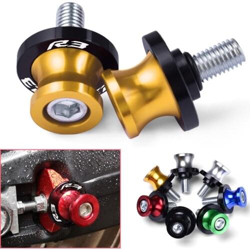 R3 Motorcycle 6MM CNC Swingarm Spools Stand Screws Slider For Yamaha R3 YZF-R3 YZFR3 2015 -2019 2020 2021 YZF R3 Accessories