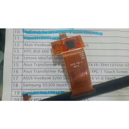 For Viewsonic VPAD7 ViewPad 7 0276 FPC-3 REV:2 Touch Screen Touch Panel Digitizer Glass Lens Repair Parts Replacement