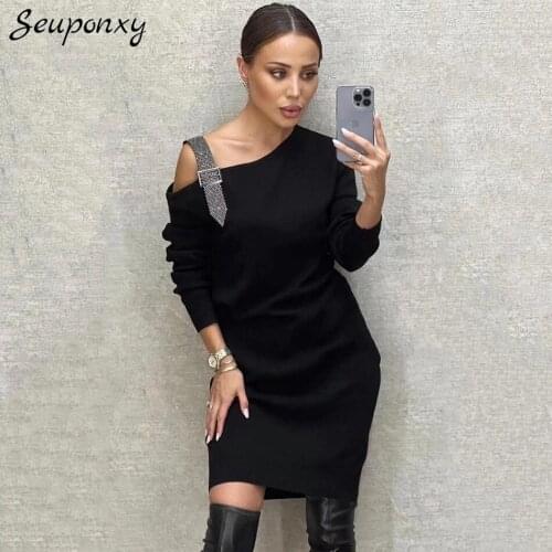 Seuponxy Fashionable Knitted Dresses