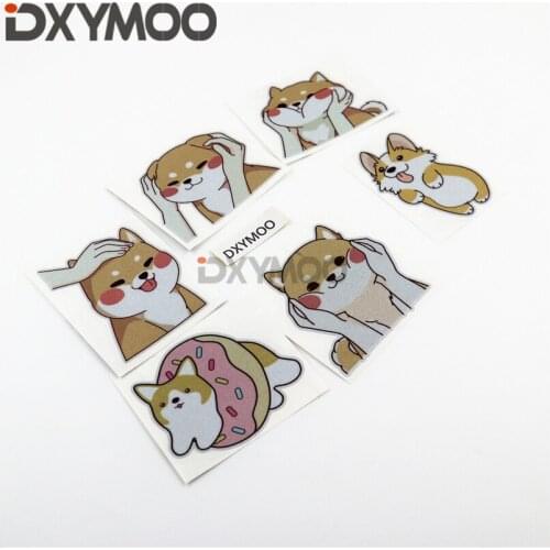 Car Sticker Decal Bumper Cute Family Friend Pet Animal Dog Shiba INU Corgi Home Decorate Laptop Stickers