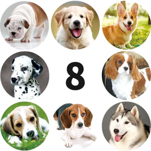 Stickers Fun Motivation Dog Sticker for School Teacher Student Stationery Stickers Kids 500 pcs/roll Teacher Reward Sticker