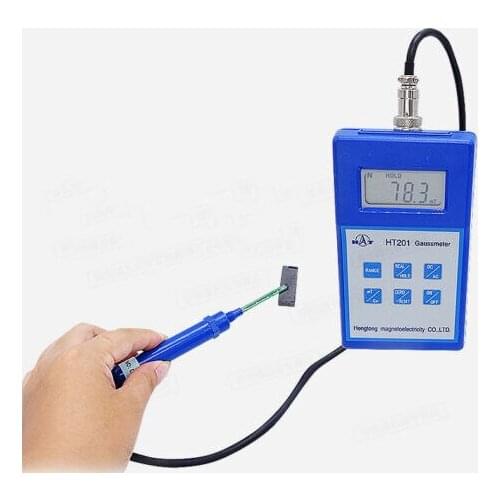 Tesla/ gauss /Digital Magnetic Flux meter DC2000mT HT201 Gauss meter brand new