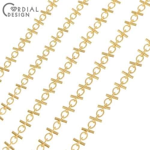 Cordial Design Jewelry Accessories/Chains For Bracelets/Hand Made/Copper Chain/Jewelry Findings & Components/DIY Necklace Chains