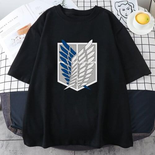 Attack On Titan Anime Prints Women T-Shirts Fashion Home T Shirt Creativity Quality Clothes Funny Breathable T-Shirts Womens