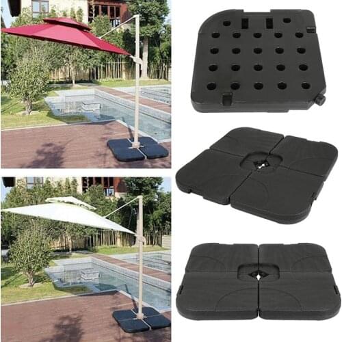 Outdoor Patio Umbrella Base Weight Base Weatherproof Parasol Umbrella Heavy Duty Sand Bags Stand Base for Home Hotel Use HWC