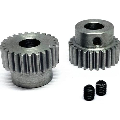 0.8M 25/28/30 Teeth M5 Jackscre 45# Hole Diameter 5/6/8MM Steel Gear