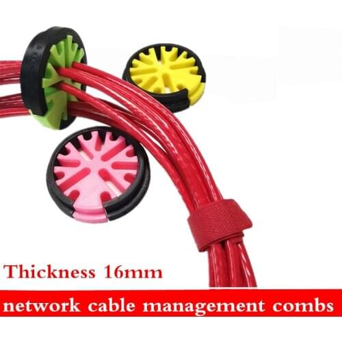 Super five types and six types of network cable management combs, computer room network wiring tool upgrades 1pcs free shipping