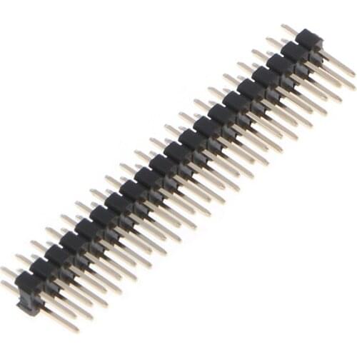2.54mm 2x20 Pin Break-away Dual Male Header Pin for Raspberry Pi Zero GPIO Au18 21 Dropshipping