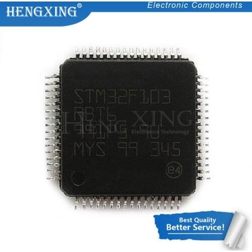 2pcs/lot STM32F103RBT6 STM32F103 QFP-64 In Stock