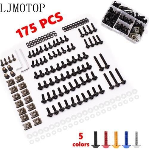 Aluminum Motorcycle Fairing Screws Nuts Kit Moto Body Work Bolts Screw For Yamaha Tenere 700 TENERE MXT850 Niken XTZ700 TENERE