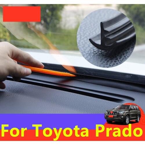 For Toyota Land Cruiser Prado 2010-2020 Automotive rubber seal sound insulation seal strip edge trim soundproof center console