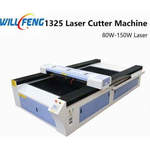 Will Feng 1325 Co2 Laser Engraving And Cutter Machine 80w-180w Laser T-Blade Table For Cut Acrylic MDF Wooden ABS Sheet