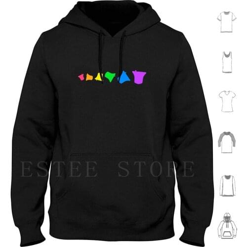 Bell Ringing-Rainbow Bells-Horizontal Hoodies Bellringing Bell Ringing Bell Ringers Ringing Ringers Ringer Bell
